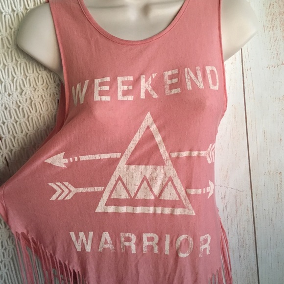So RAD by aTV | Weekend Warrior Boho Fringe Tank - Picture 2 of 5